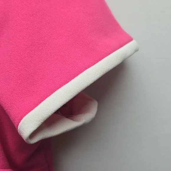 Tommy Hilfiger Pink Dress With White Trim - Picture 4 of 7